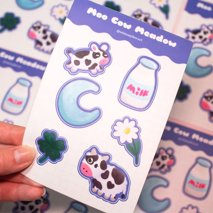 Moo Cow Meadow Sticker Sheet