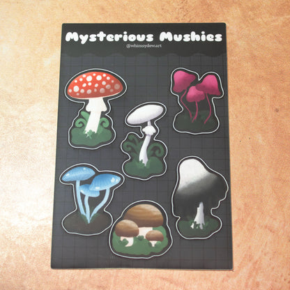 Mysterious Mushrooms Sticker Sheet