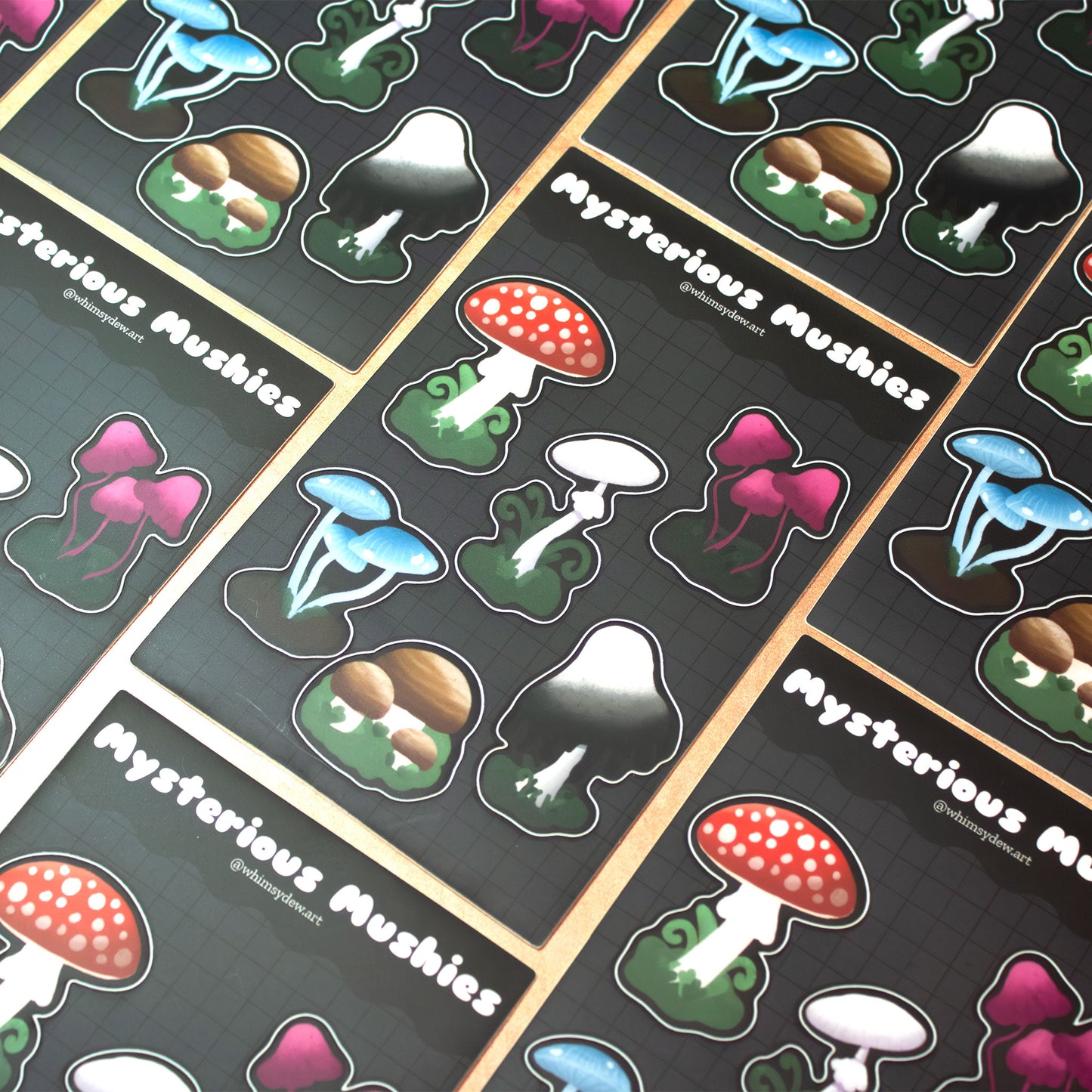 Mysterious Mushrooms Sticker Sheet