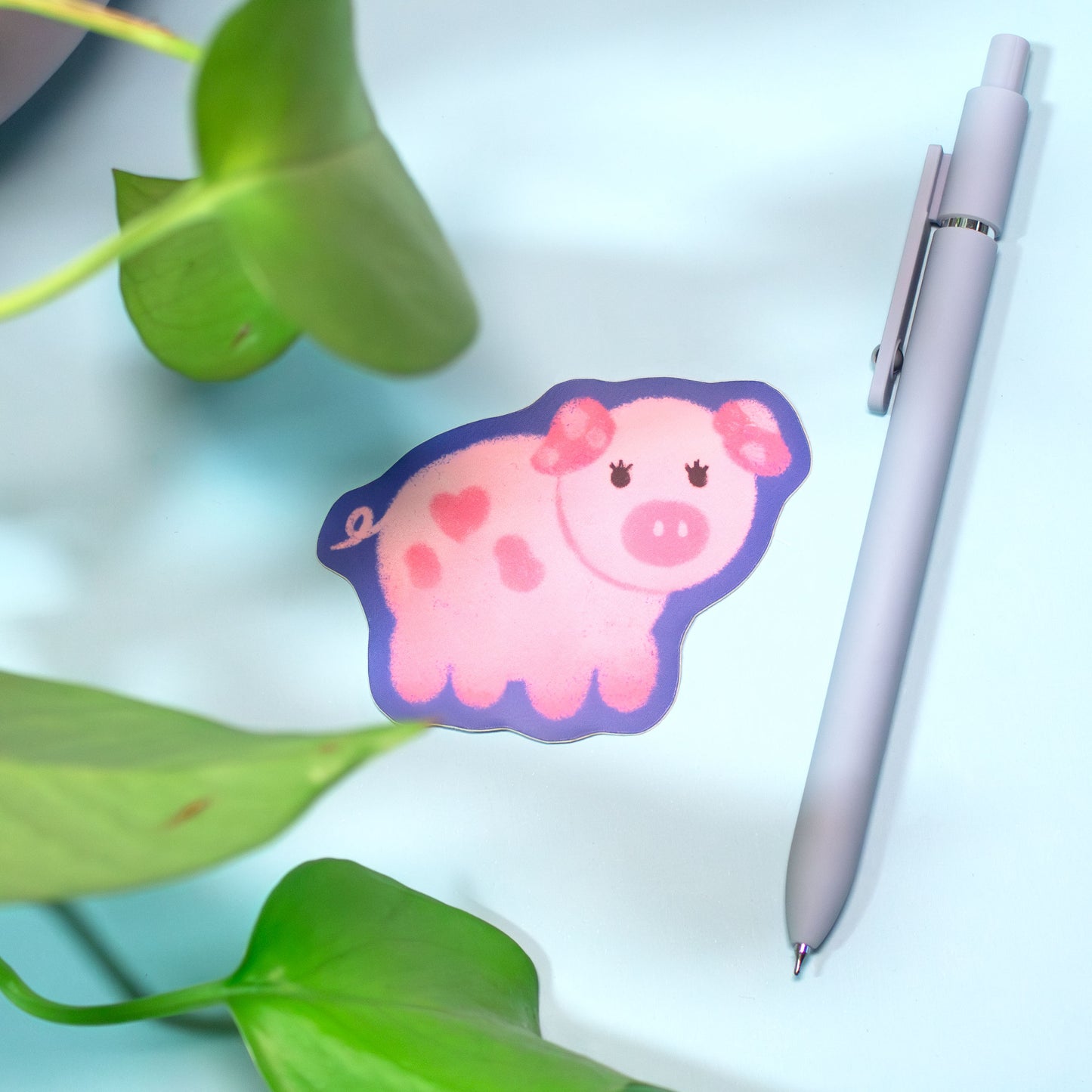 Priscilla Pig Sticker