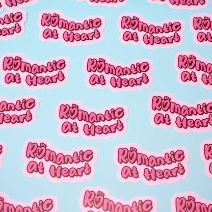 Romantic at Heart Sticker