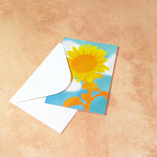 Sunflower Greeting Card
