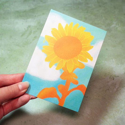 Sunflower Greeting Card