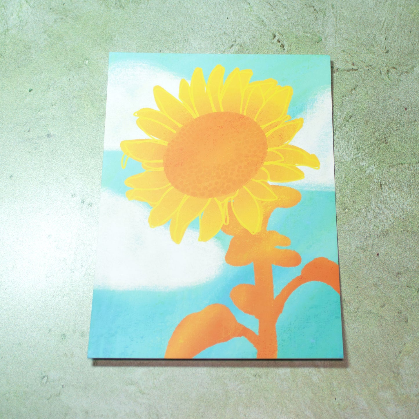 Sunflower Sky Art Print