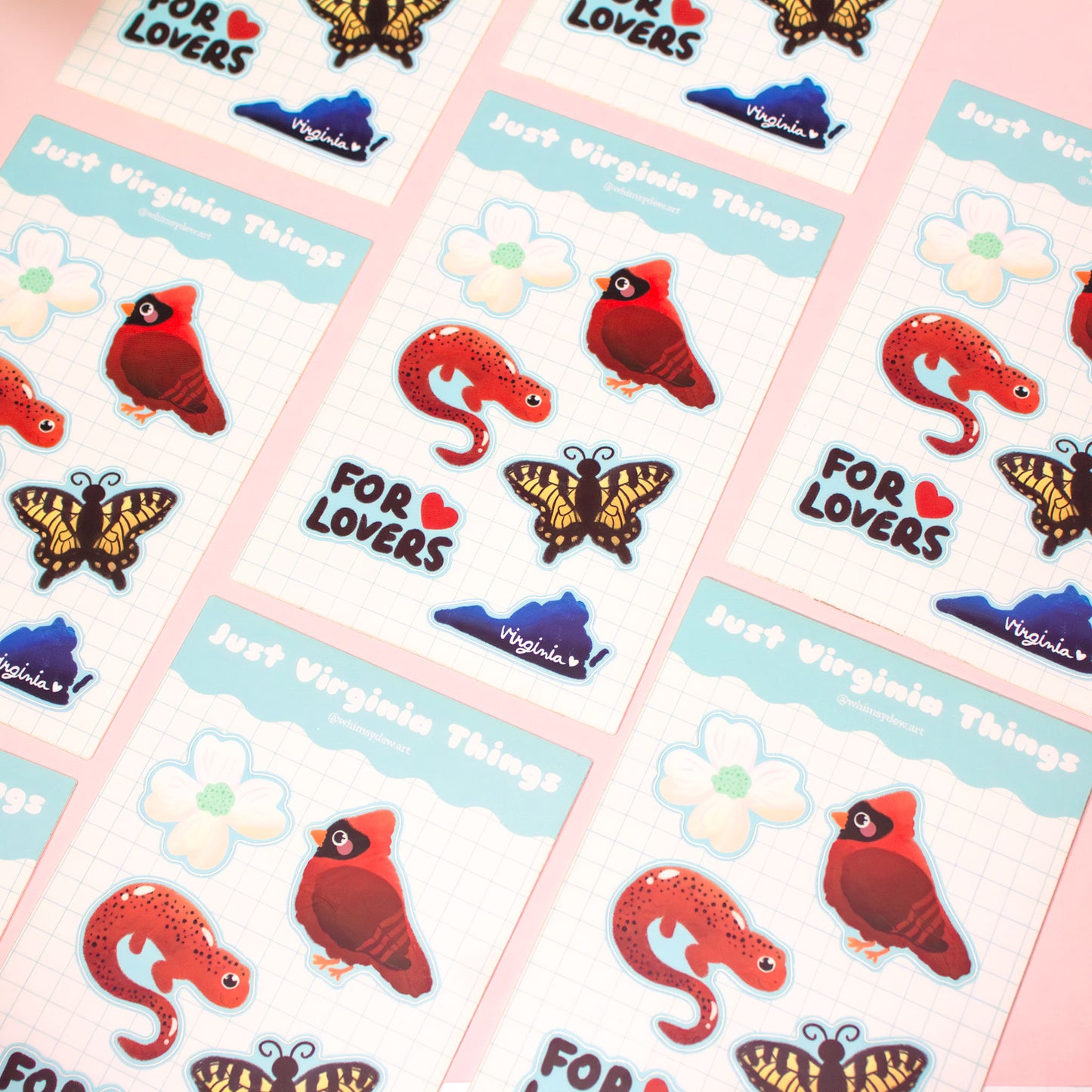 Just Virginia Things Sticker Sheet