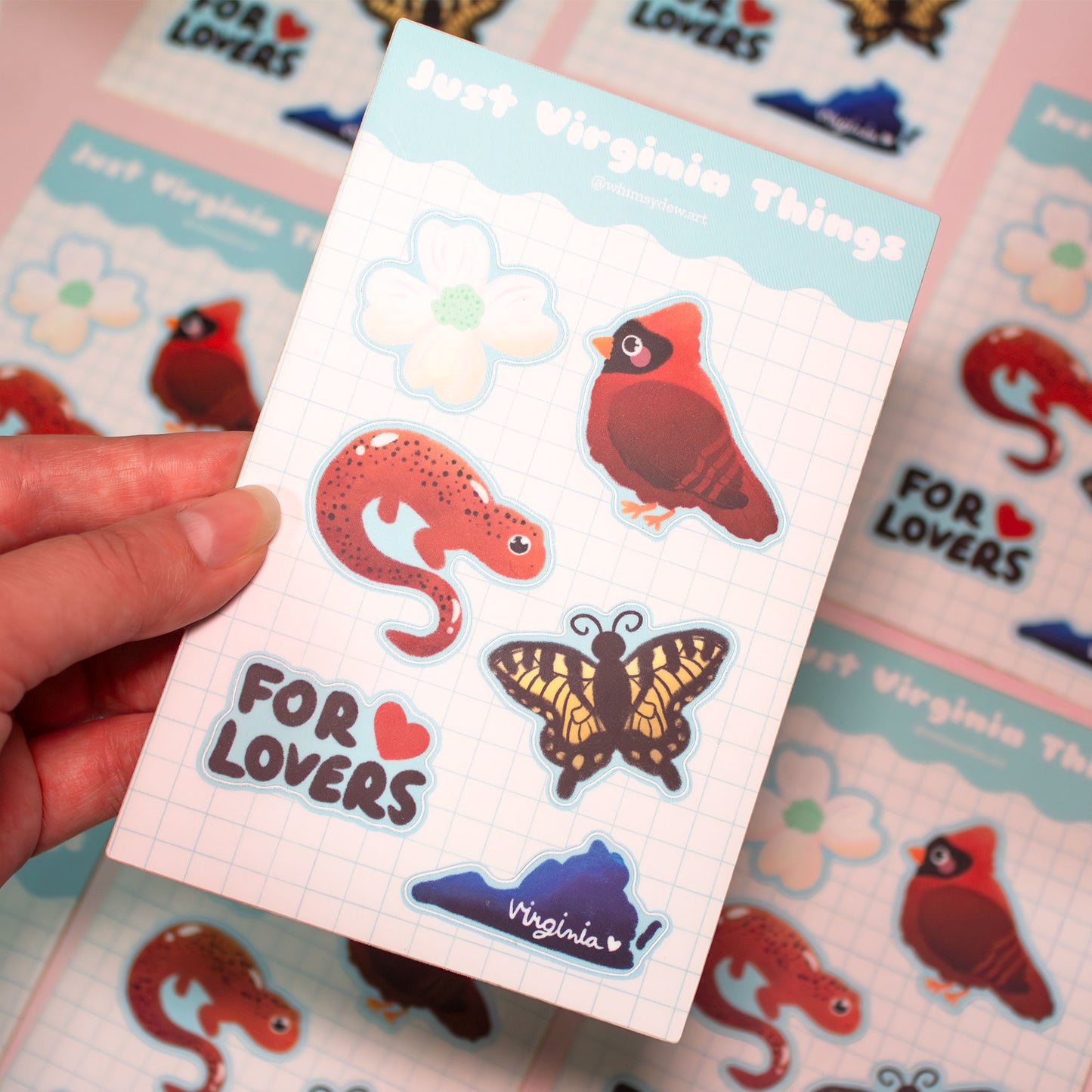 Just Virginia Things Sticker Sheet
